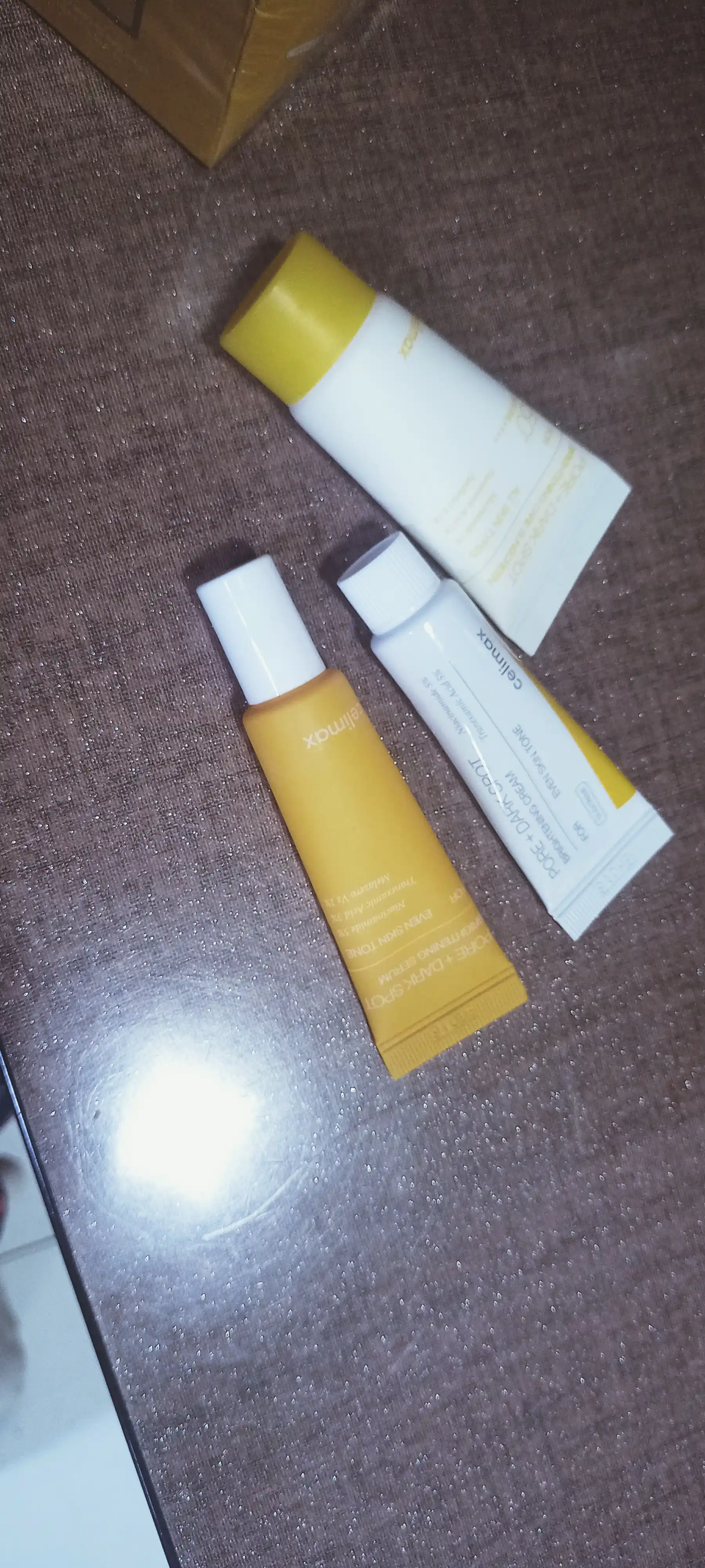 Celimax набор миниатюр для лица: Noni, Dual Barrier, Dark Spot — тонер, крем, сыворотка
