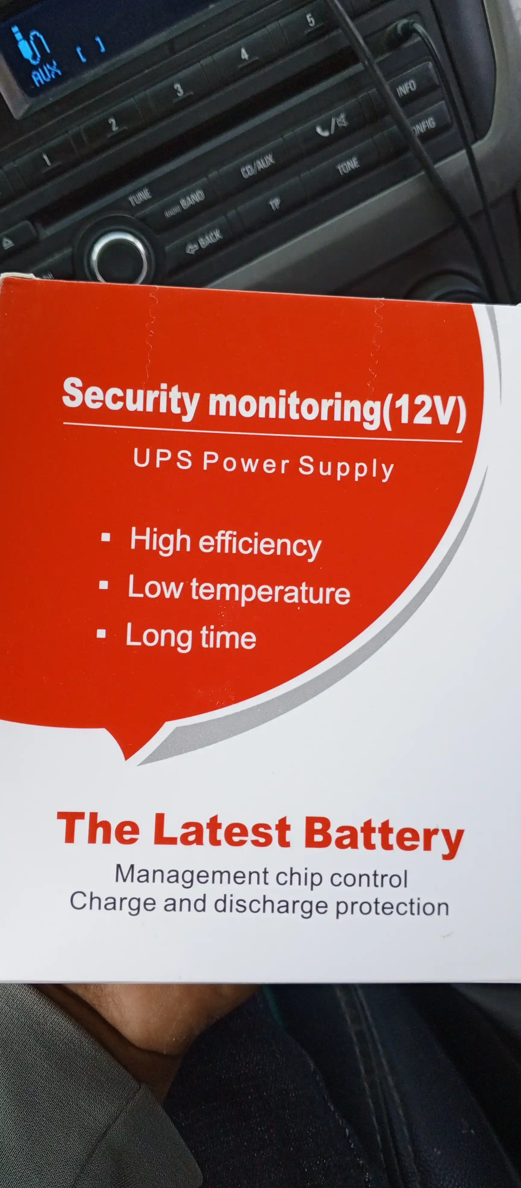 Mini UPS 12 V 1,5 A marshrutizator ONU va kuzatuv kamerasi uchun bitta chiqish