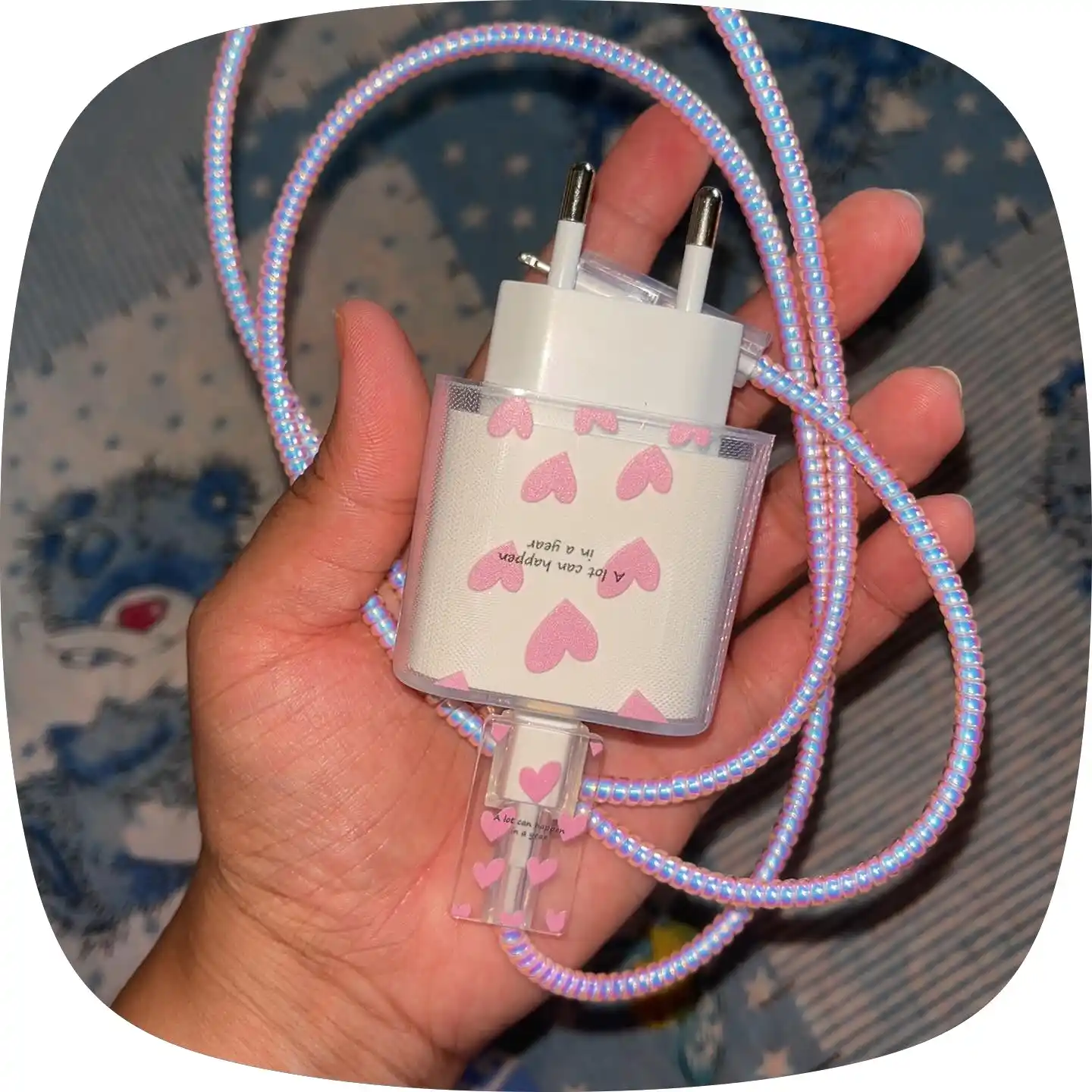 Зарядное устройство для iPhone, быстрая зарядка 20 Вт, с кабелем Type-C — Lightning