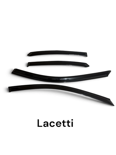 Ветровики дефлекторы окон для Matiz, Lacetti, Nexia 2/3, Damas, Cobalt, Monza, Tracker