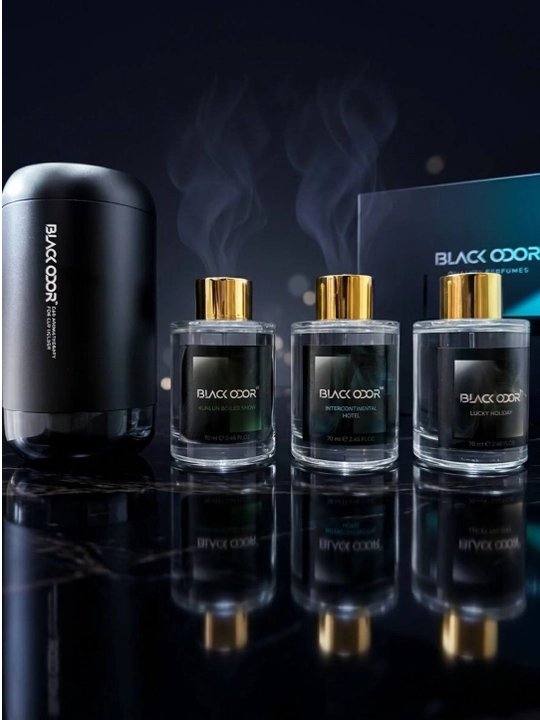 Avtomobillar, uylar va ishxona uchun havo spreyi BLACK ODOR