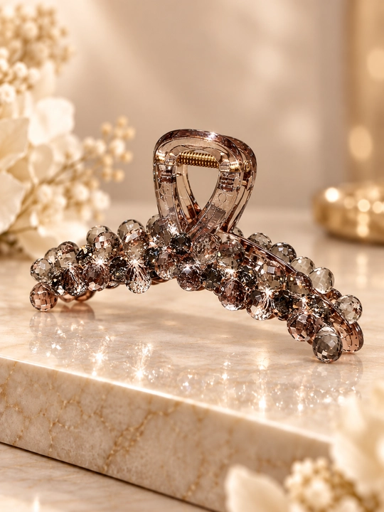 Заколка-краб для волос двусторонняя разноцветная, Zare Jewelry