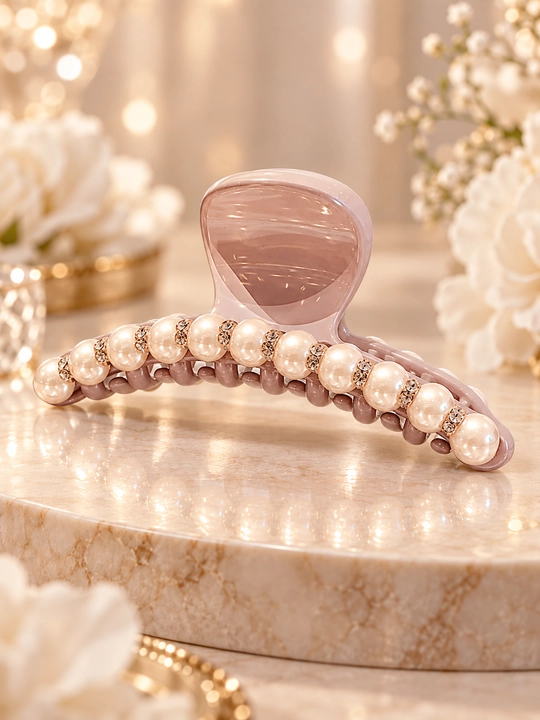 Заколка-краб для волос двусторонняя разноцветная, Zare Jewelry