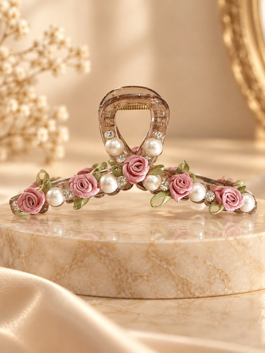 Заколка-краб для волос двусторонняя разноцветная, Zare Jewelry - 