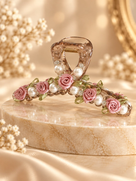 Заколка-краб для волос двусторонняя разноцветная, Zare Jewelry