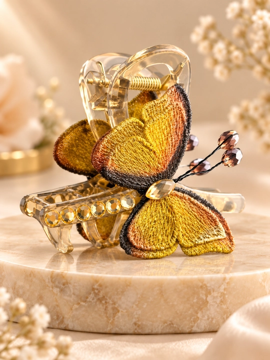 Заколка-краб для волос двусторонняя разноцветная, Zare Jewelry