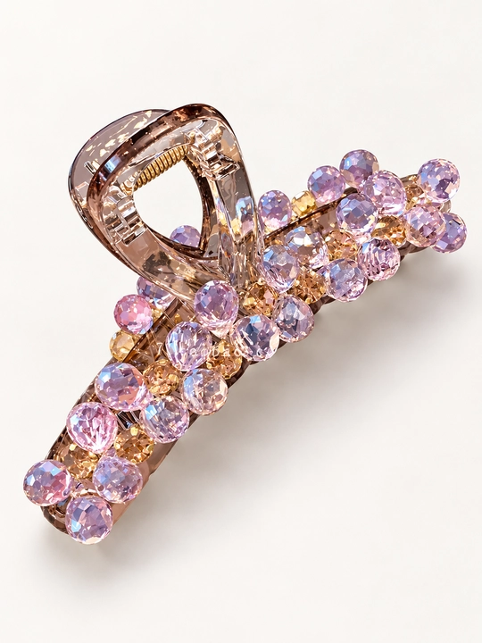 Заколка-краб для волос двусторонняя разноцветная, Zare Jewelry