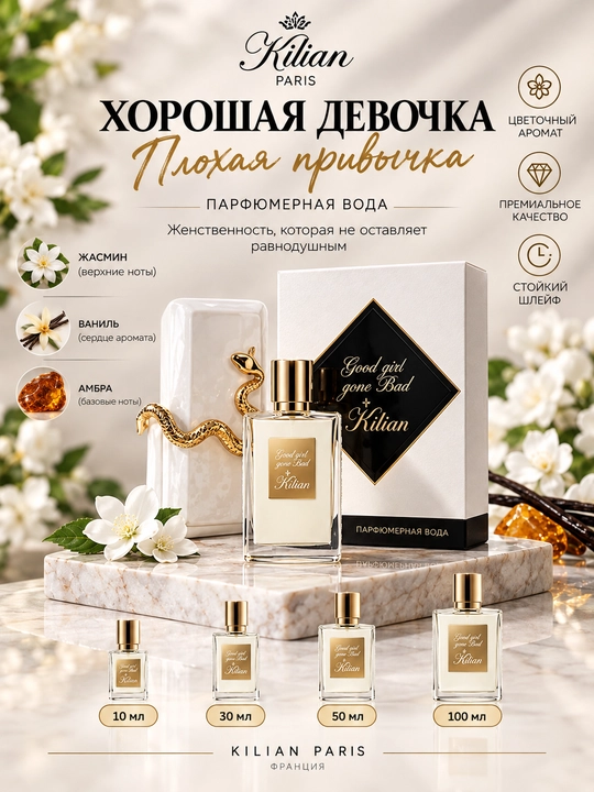 Kilian Good Girl Gone Bad By Kilian, Ayollar parfyumi refil formatida, LABORdan flakonlarda - 