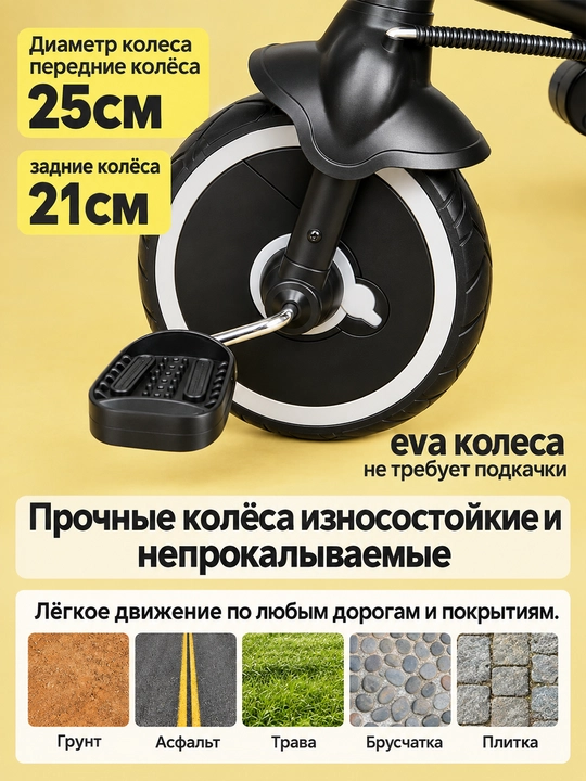 Детская коляска Cool Guy 1–4 лет, 360°, двусторонняя, 30 кг, сидя и лёжа