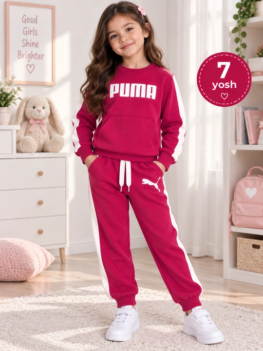 Детский спортивный костюм PUMA двойка для девочек и мальчиков 2–7 лет - 