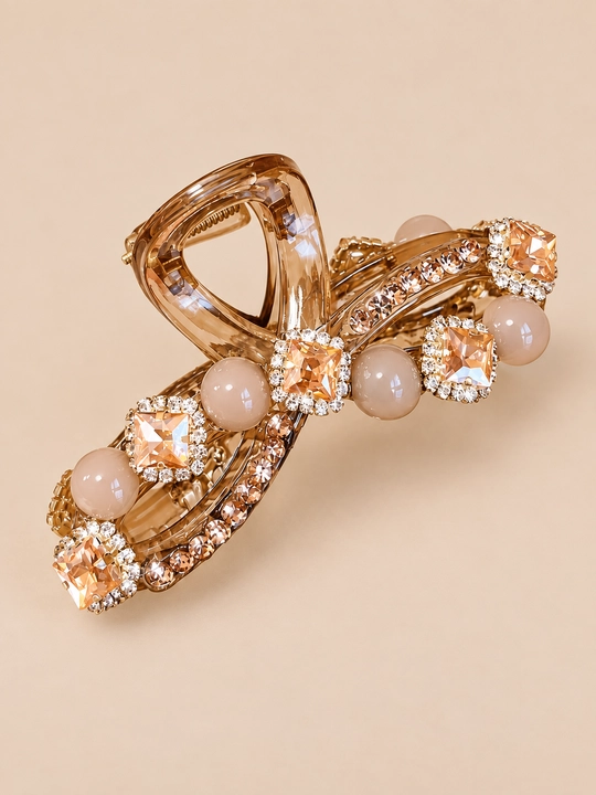 Заколка-краб для волос двусторонняя разноцветная, Zare Jewelry