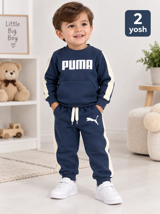 Bolalar uchun PUMA sportivka dvoyka, qiz va o‘g‘il bolalar kostyumi 2–7 yosh