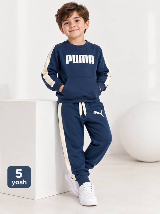 Bolalar uchun PUMA sportivka dvoyka, qiz va o‘g‘il bolalar kostyumi 2–7 yosh