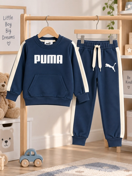 Bolalar uchun PUMA sportivka dvoyka, qiz va o‘g‘il bolalar kostyumi 2–7 yosh