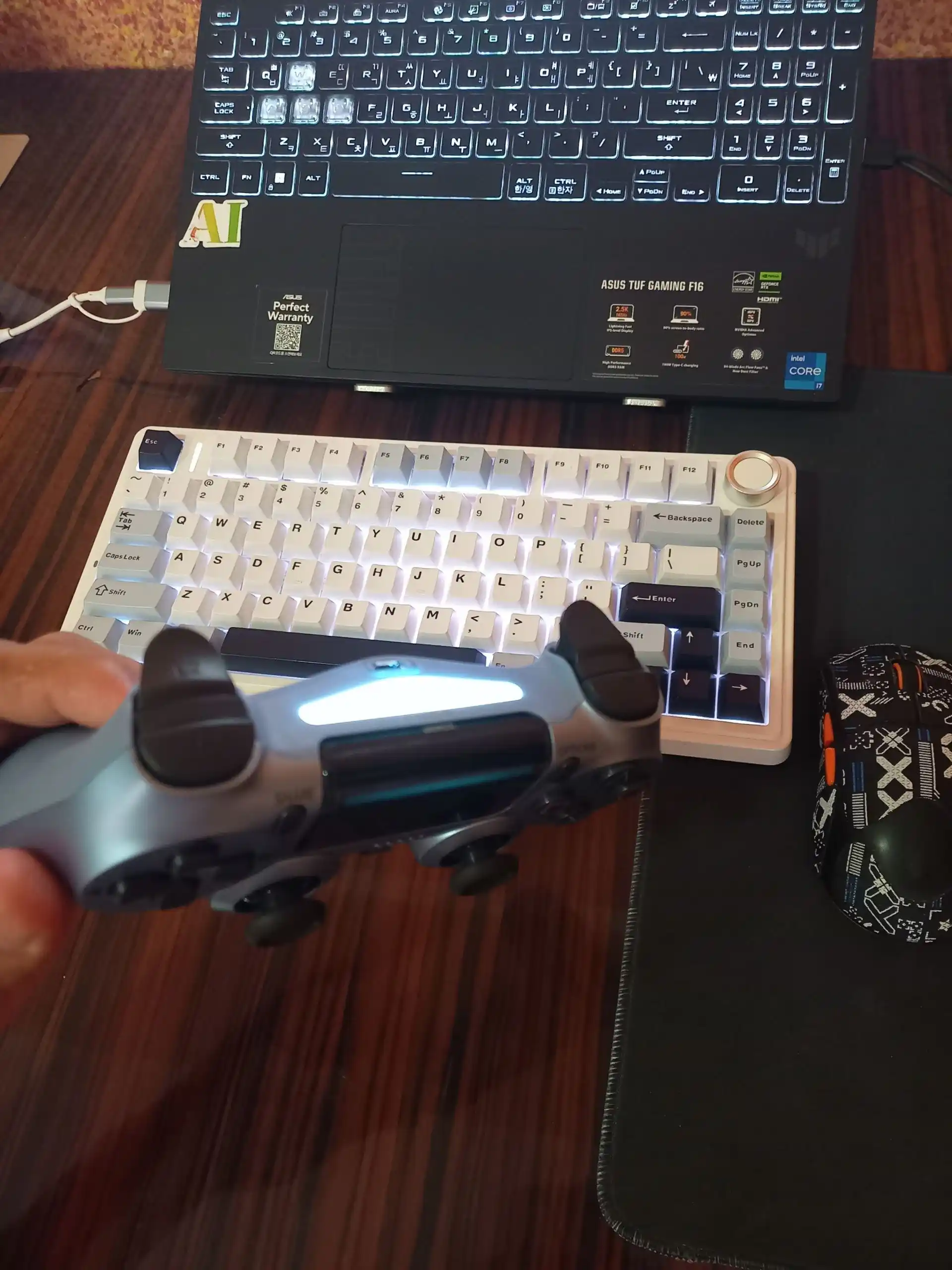 Joystik Dualshock 4 PS4, kompyuter va smartfonlar uchun kontroller