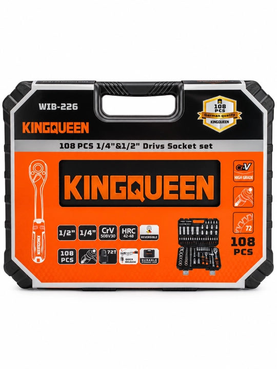 Набор инструментов KINGQUEEN WIB-226, 108 предмета