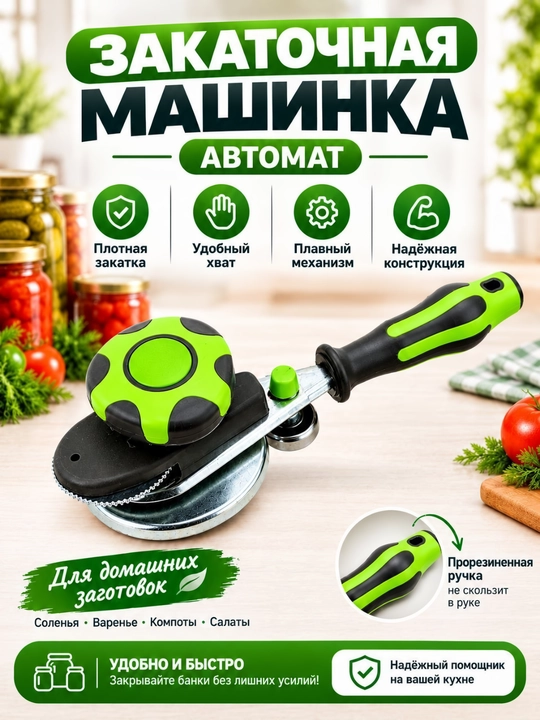 Konservatsiya va tayyorlovlar uchun avtomat zakatka mashinkasi - 