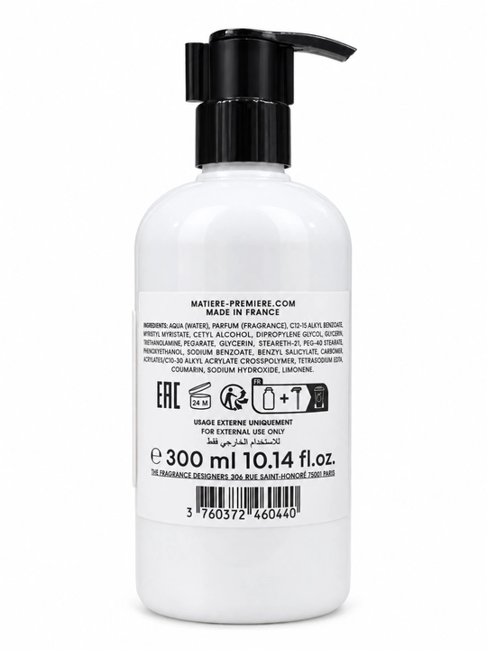 Matière Première Vanilla Powder qo‘l va tana uchun namlantiruvchi loson, vanil, 300 ml
