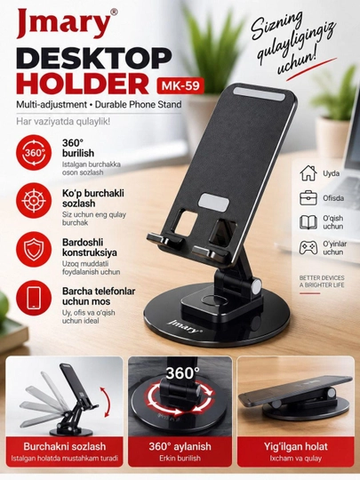 Jmary MK-59 stol usti telefon holderi - 