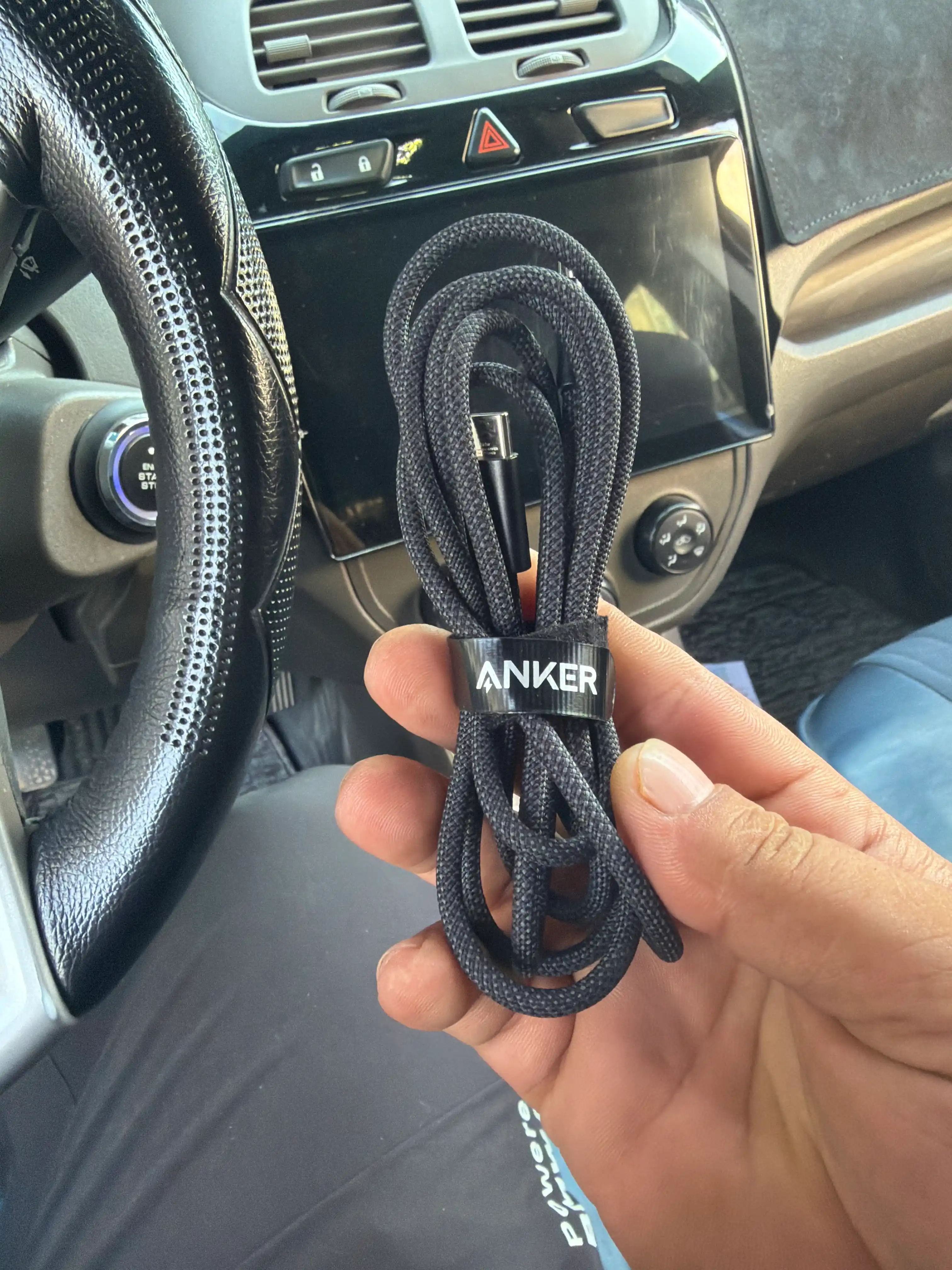 Кабель Anker Zolo USB-C – USB-C 240 Вт PD 3.1, быстрая зарядка, нейлоновая оплетка