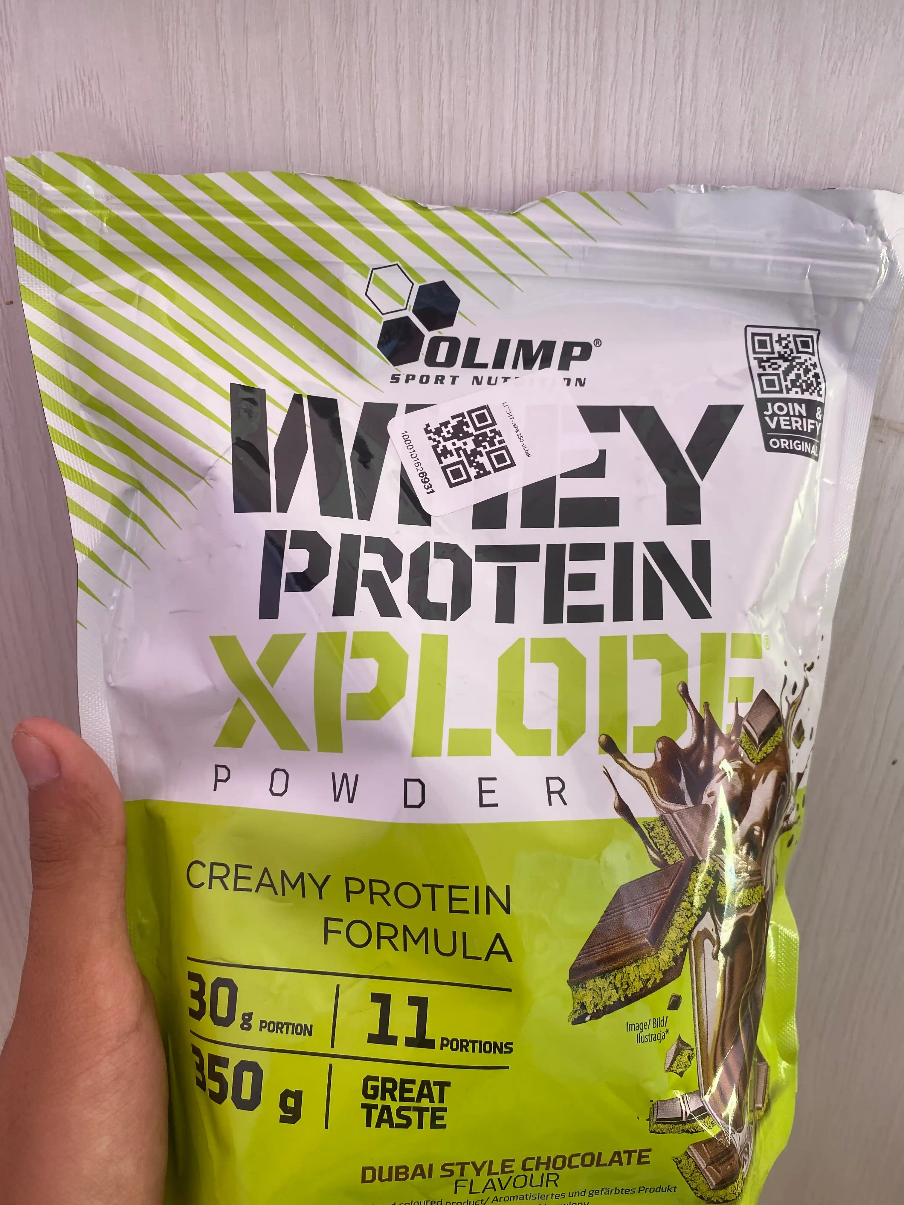 Olimp Whey protein xplode 350g вкус Dubai Chocolate