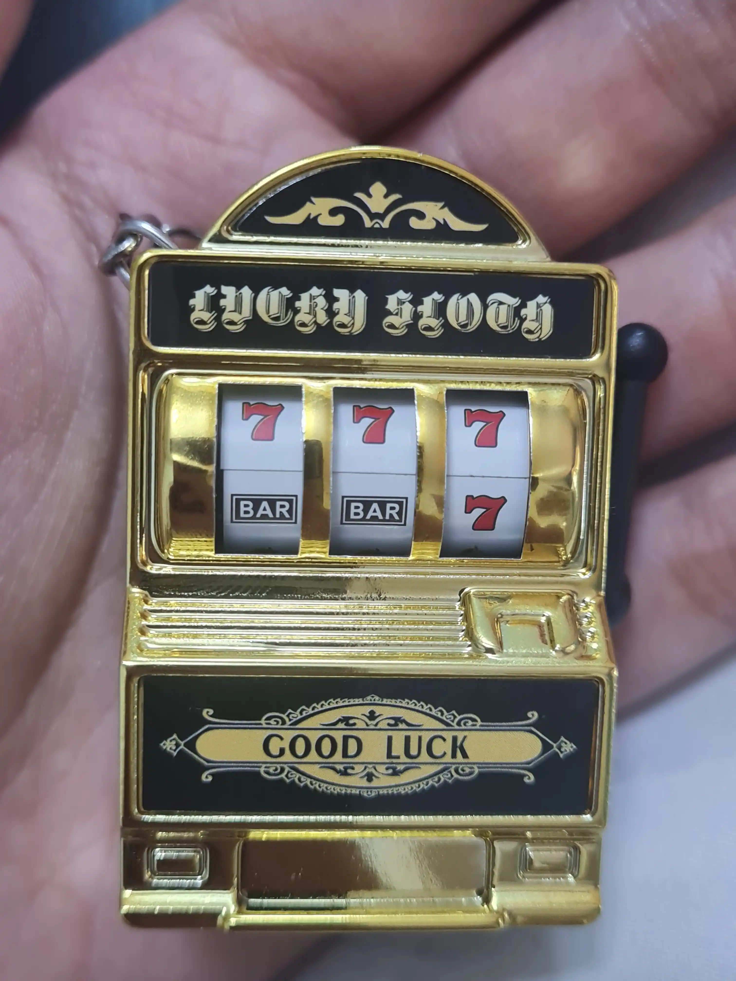 Kalit uchun stressga qarshi kalit zanjiri, "Jackpot" brilok