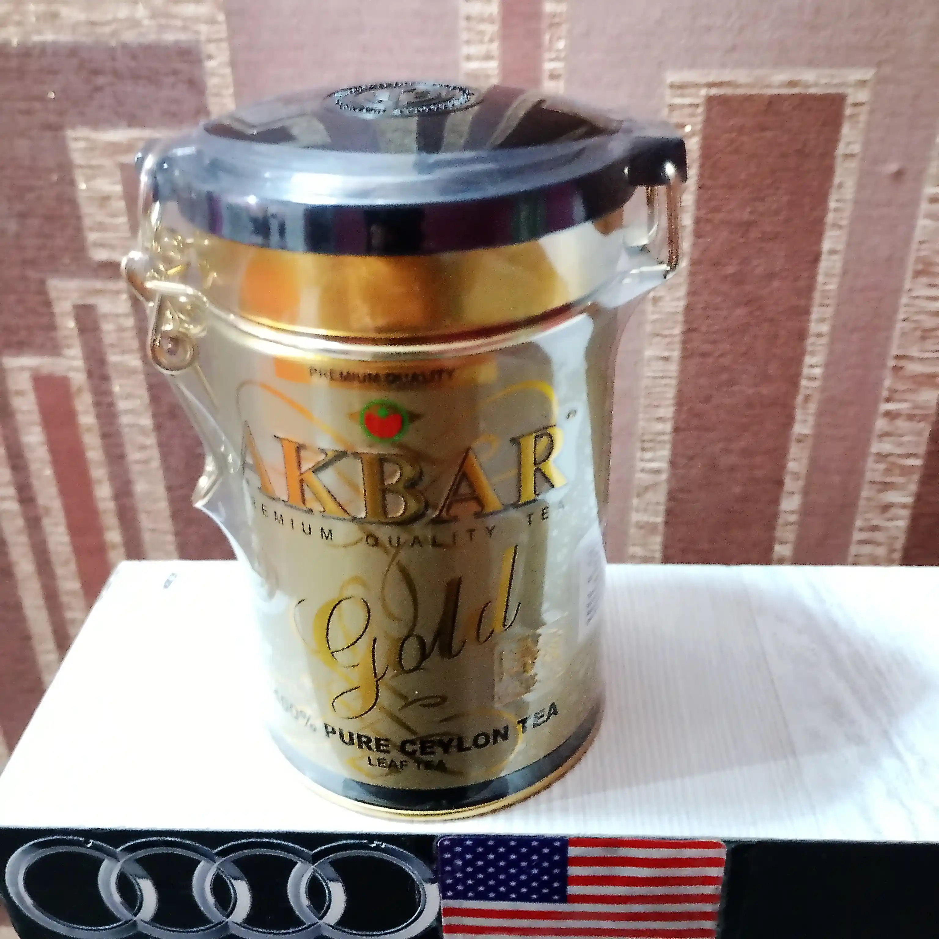 AKBAR черный чай GOLD, 100 гр подарочная упаковка