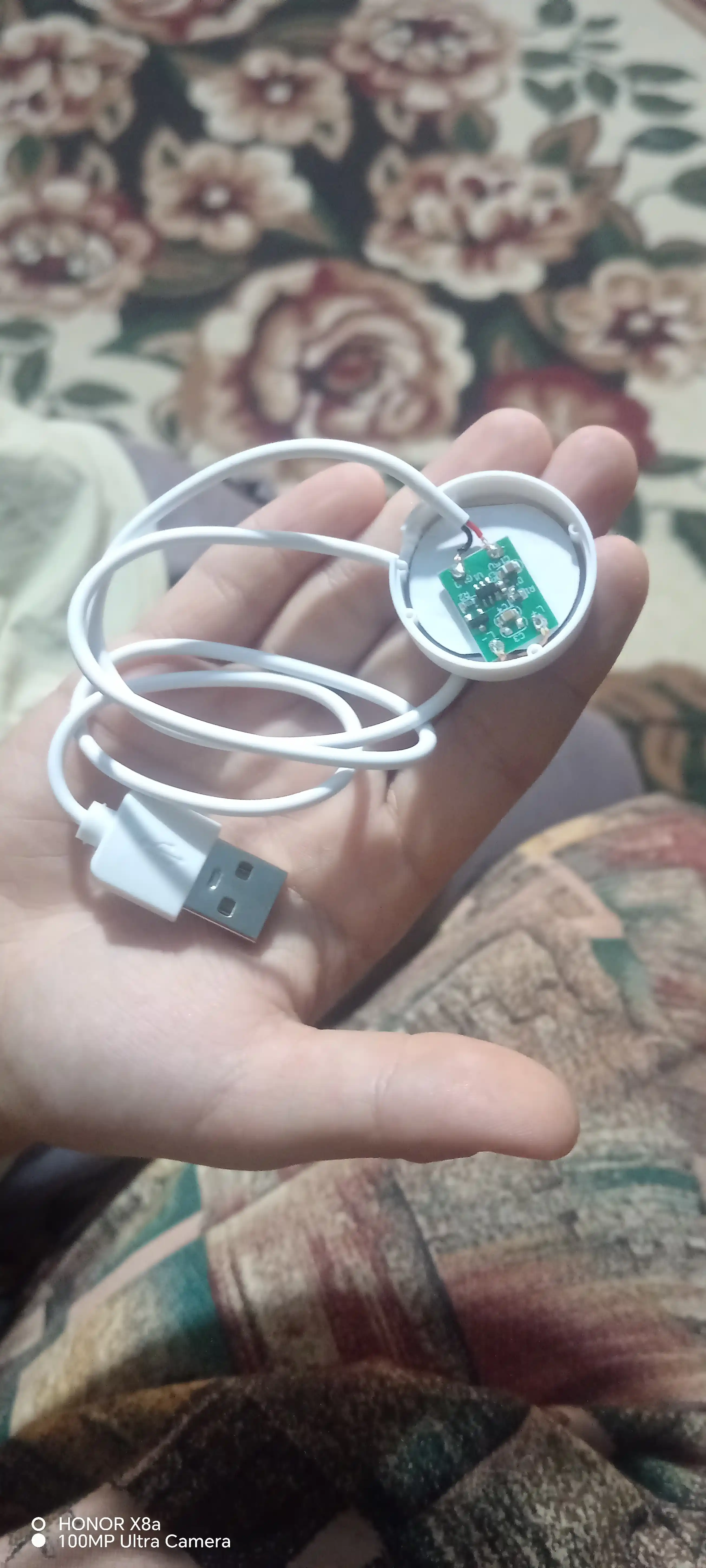 Smart soat uchun magnitli quvvatlagich, qurilma uzunligi 1 m, USB