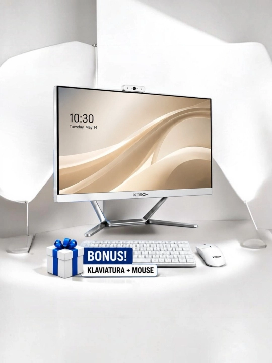 Monoblok XTECH 27" H610.i5-14400T 8/16GB SSD 256/512GB/1TB IPS Windows 10 + Klav/Mish