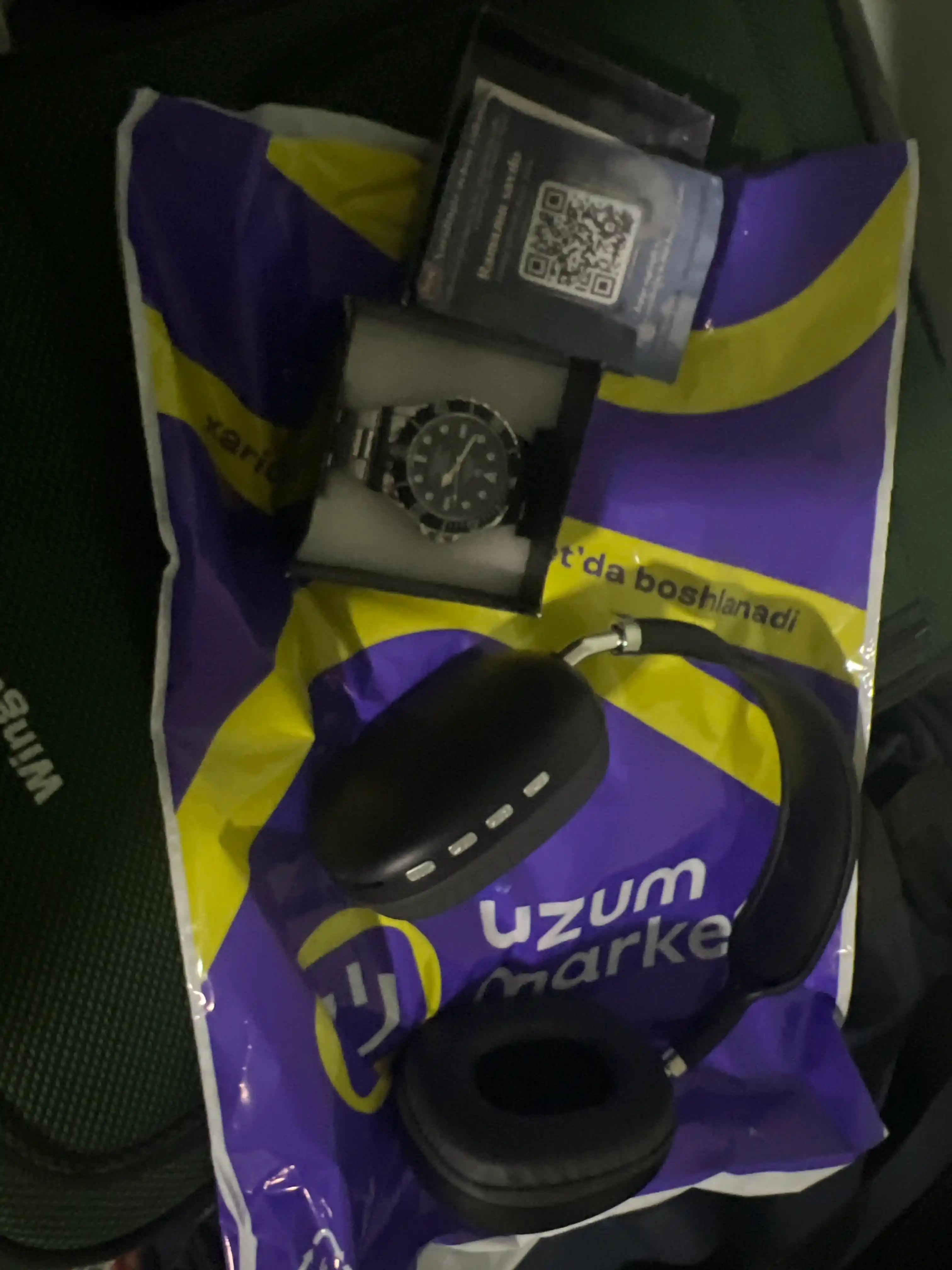 Erkaklar uchun sovg‘a to‘plam: Rolex soat + P9 simsiz naushnik