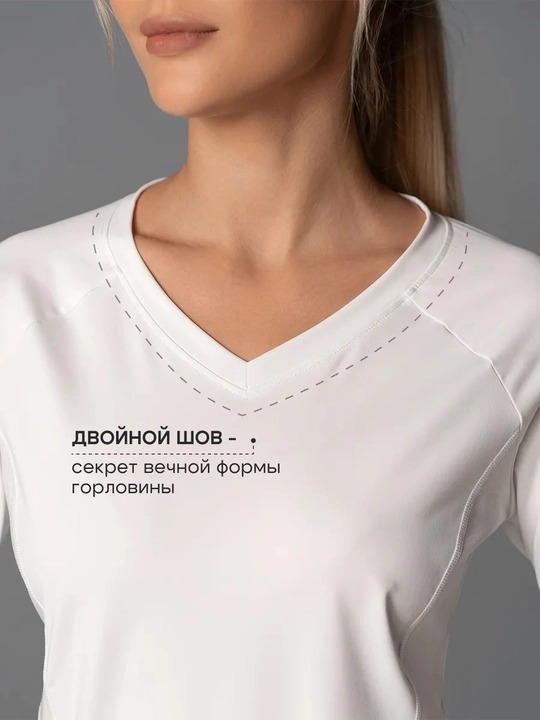 Футболка женская, спортивная, для фитнеса, йога, лонгслив