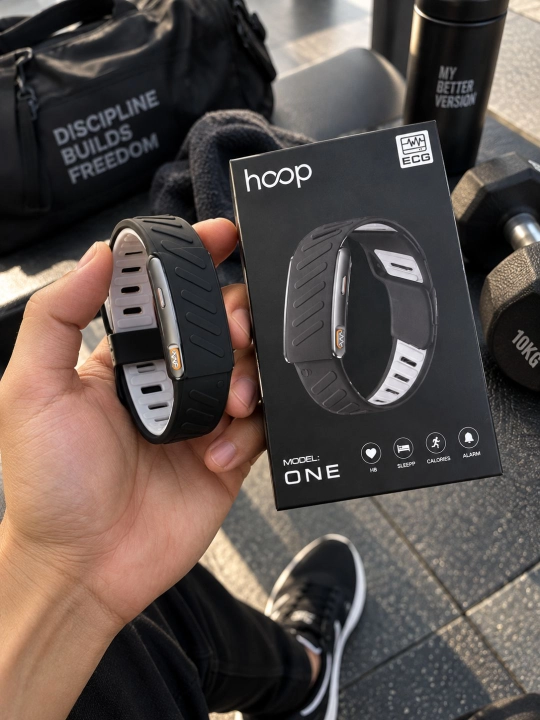 HOOP ONE aqlli fitness brasleti — yurak urishi, uyqu va faollik monitoringi