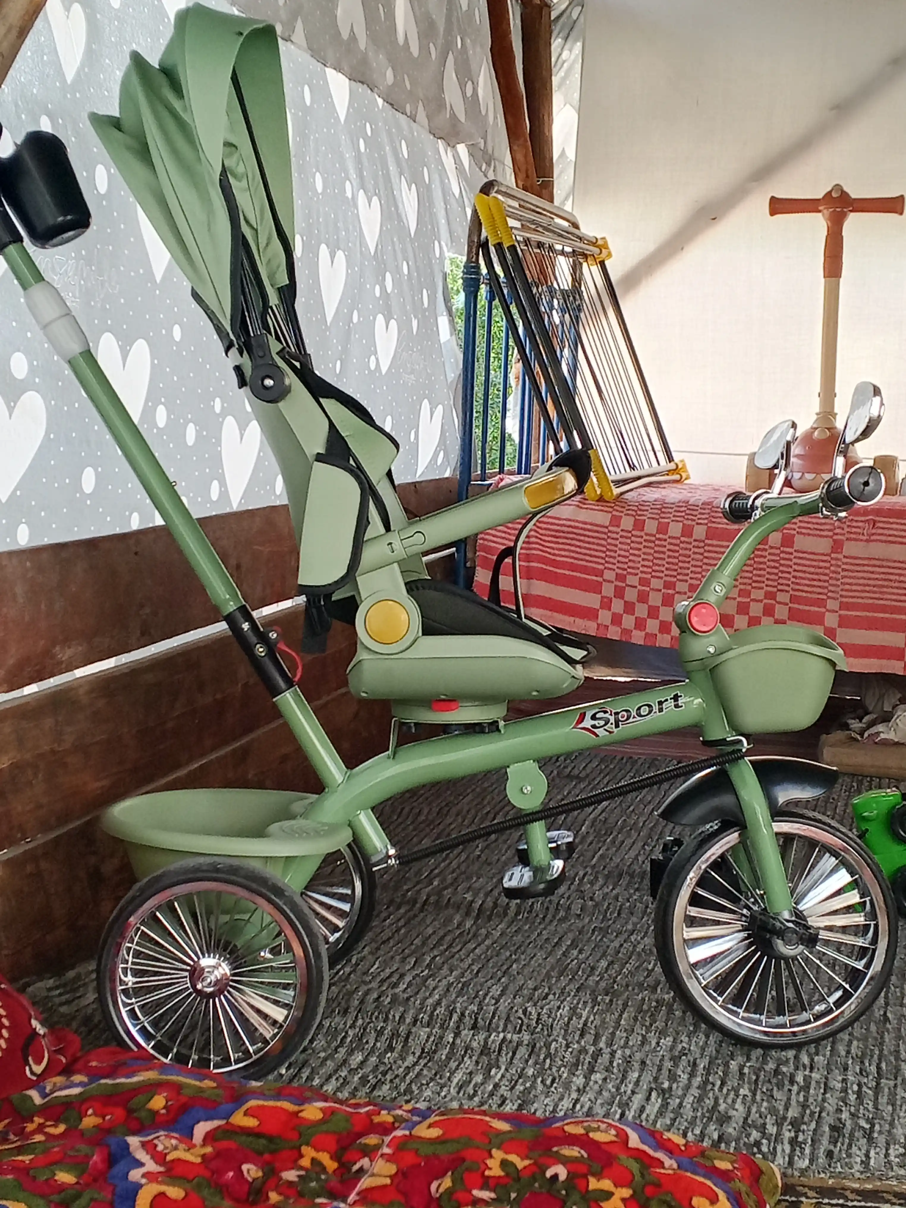 Детская коляска - велосипед SmartRide Mama control, 3 в 1