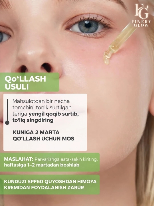 Anua Azelaic Acid 10% gialuronli tinchlantiruvchi yuz serumi, 30 ml