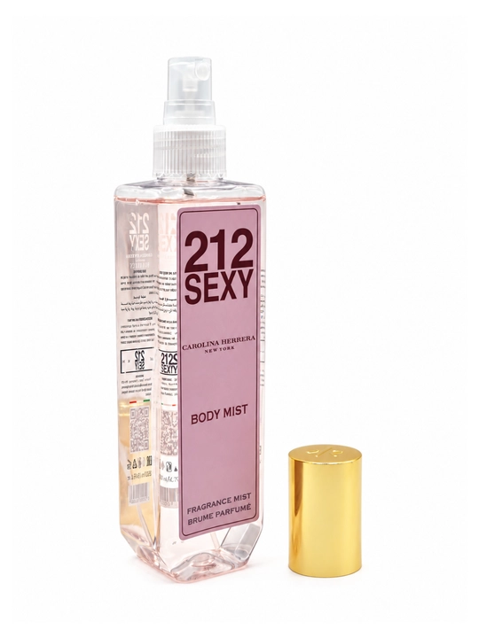 Парфюмированный мист для тела 212 Sexy женский, лёгкий ароматический спрей, 200 мл