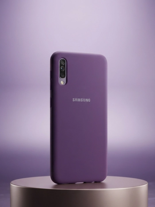 Samsung A30S / A50 uchun binafsha rangli silikon chexol - 