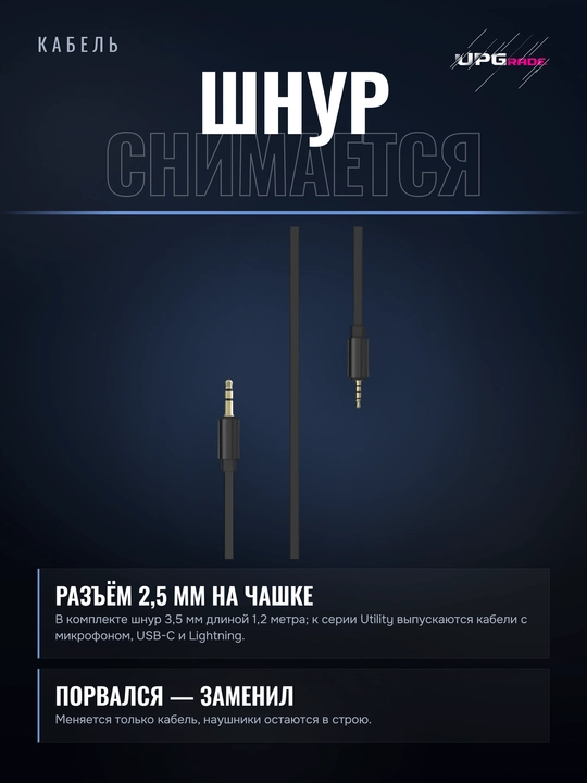 Ustma-ust naushniklar Koss KPH40 Utility, ochiq, yechiladigan kabel, qora