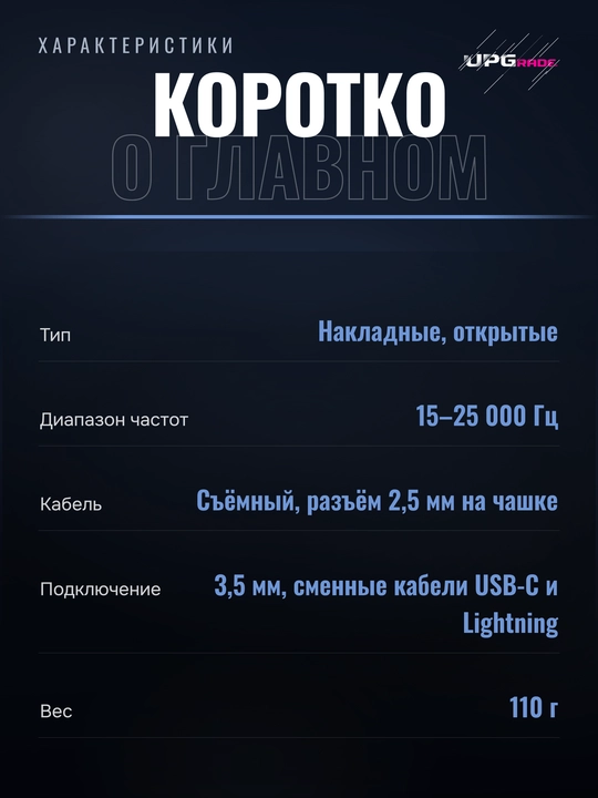 Ustma-ust naushniklar Koss KPH40 Utility, ochiq, yechiladigan kabel, qora