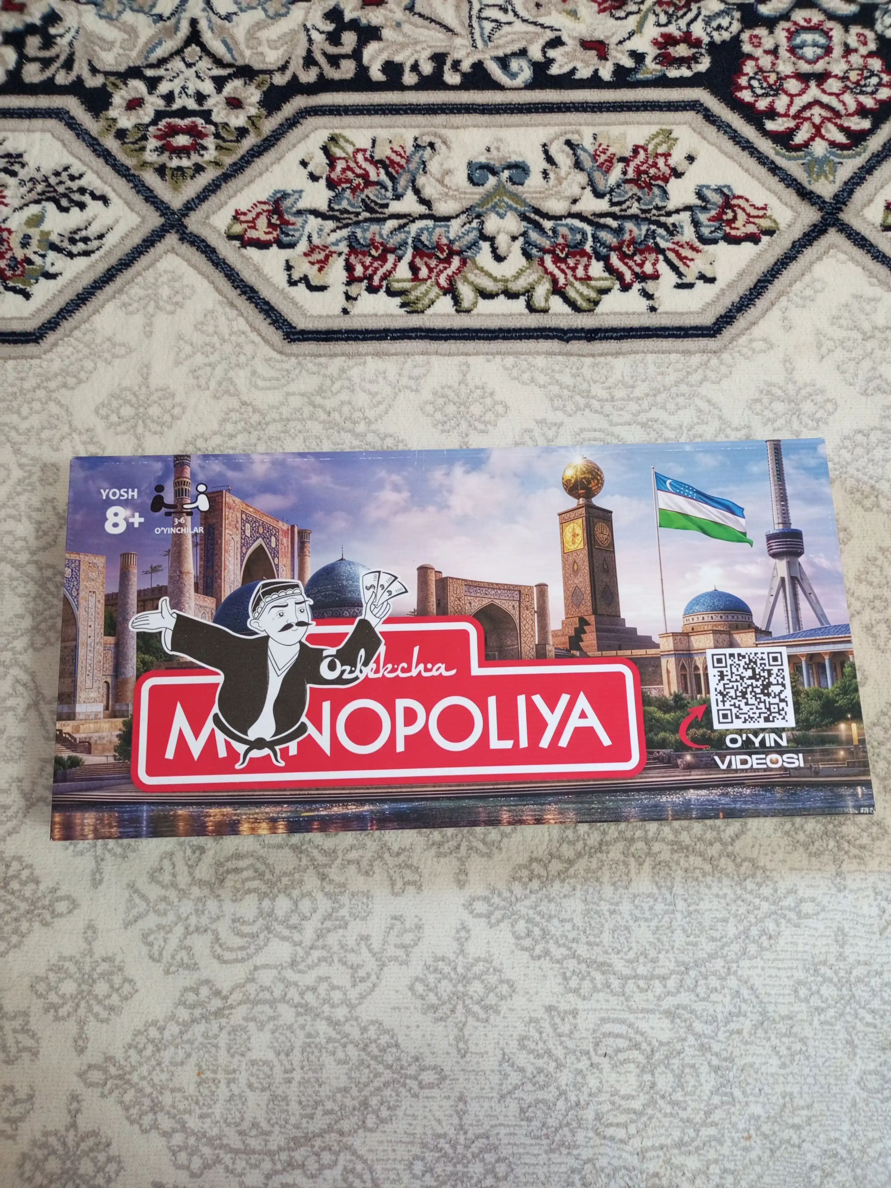 O'zbekcha Monopoliya - Intellektual stol oyini, oila va dostlar bilan oynash uchun