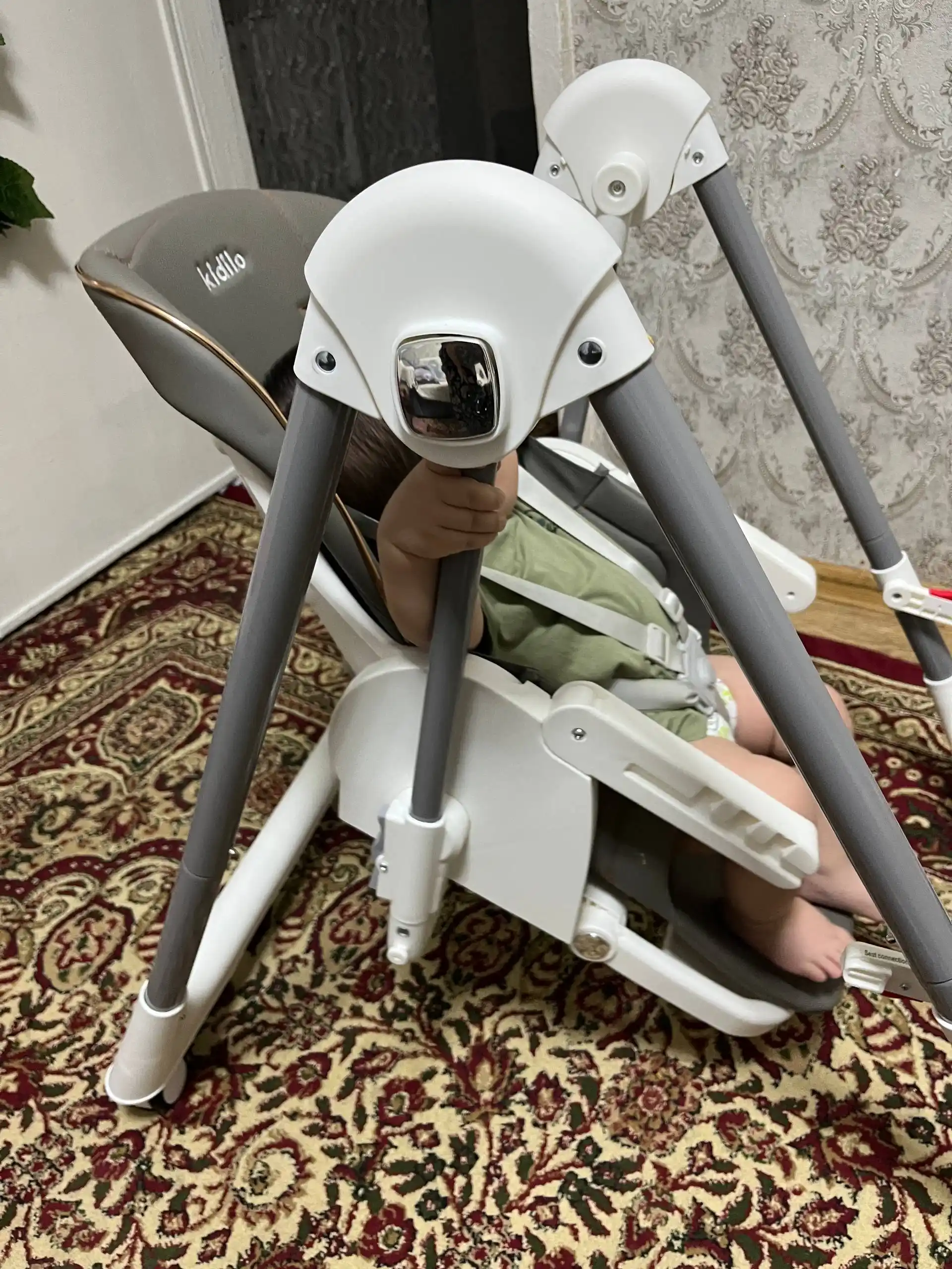 Стульчик для кормления + качели, 2 в 1, kidilo