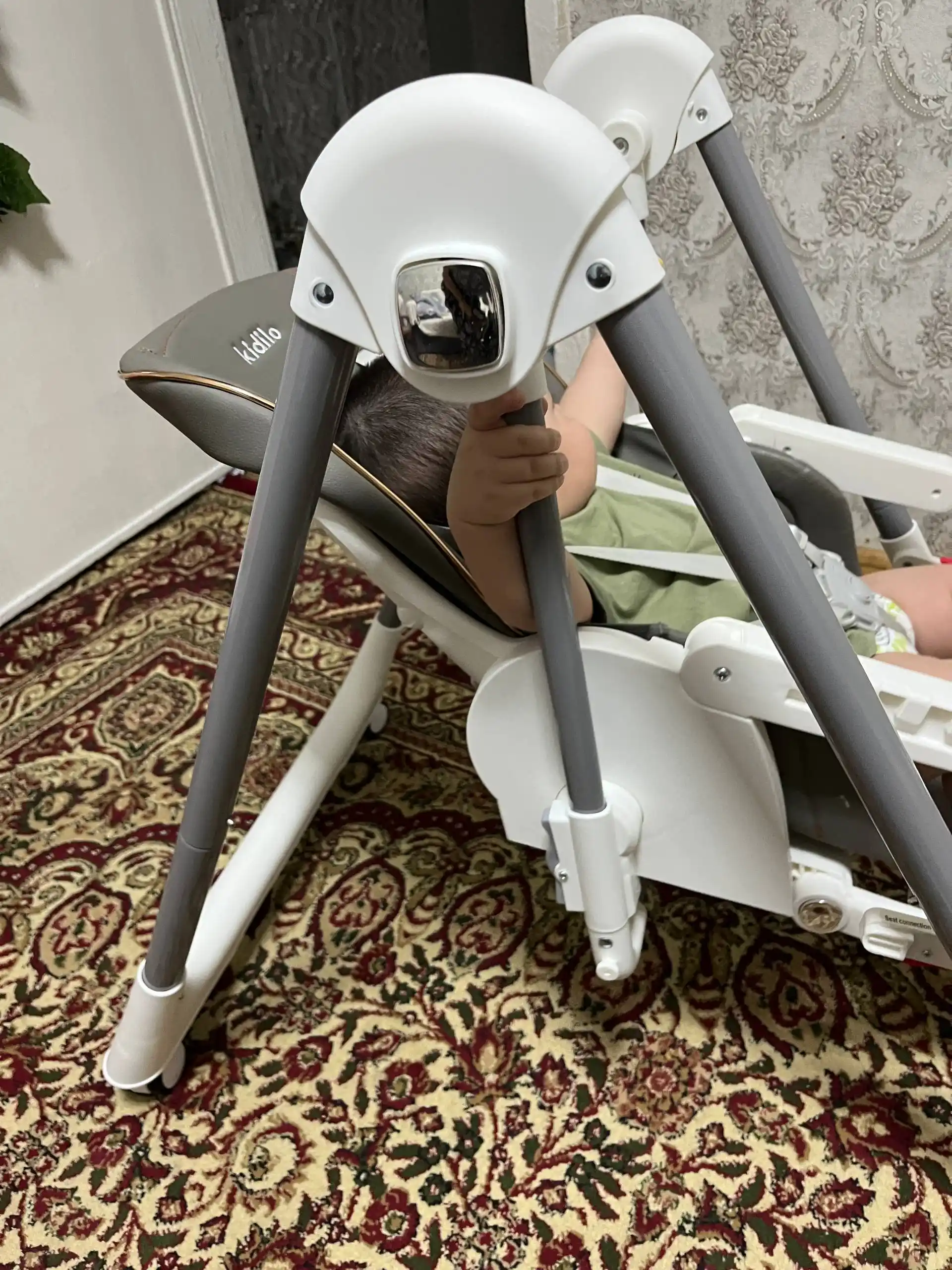 Стульчик для кормления + качели, 2 в 1, kidilo