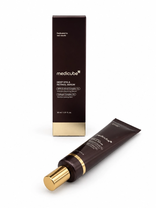 Medicube Deep Vita A Retinol Serum, retinol va HPR bilan yuz serumi, 30 ml