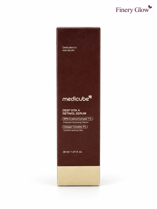 Medicube Deep Vita A Retinol Serum, retinol va HPR bilan yuz serumi, 30 ml