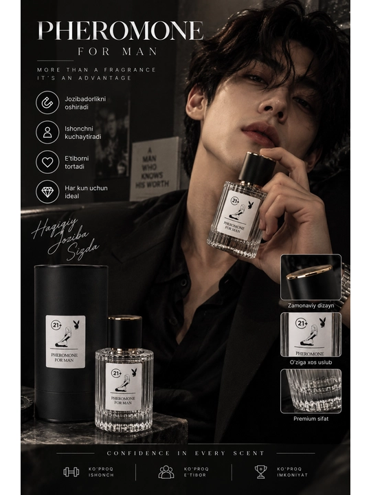 Feramon atir ayollar va erkaklar uchun Pheromone for Man and Women