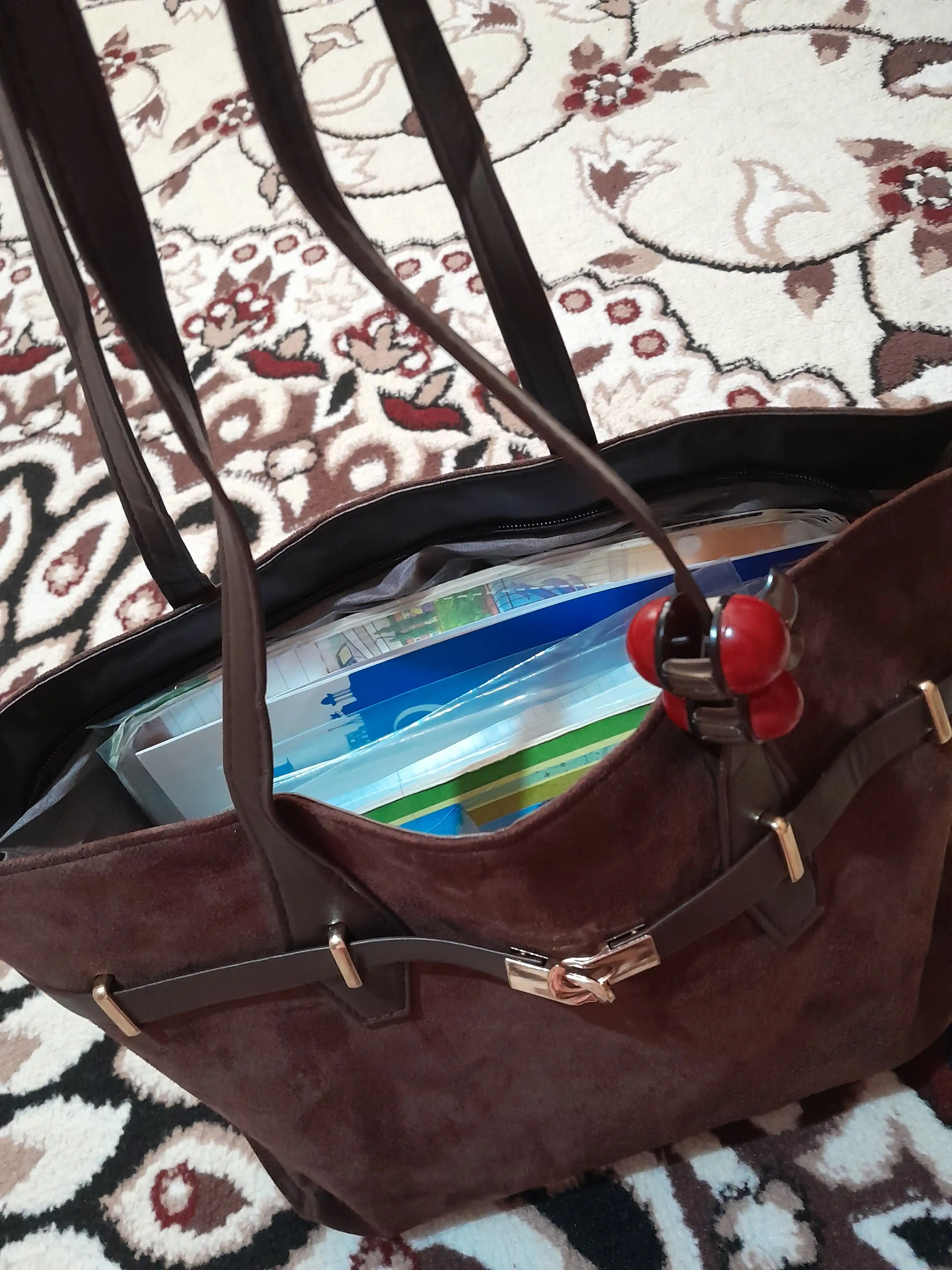 Ayollar sumkasi, katta, shopper, o‘qish uchun, A4 formatda