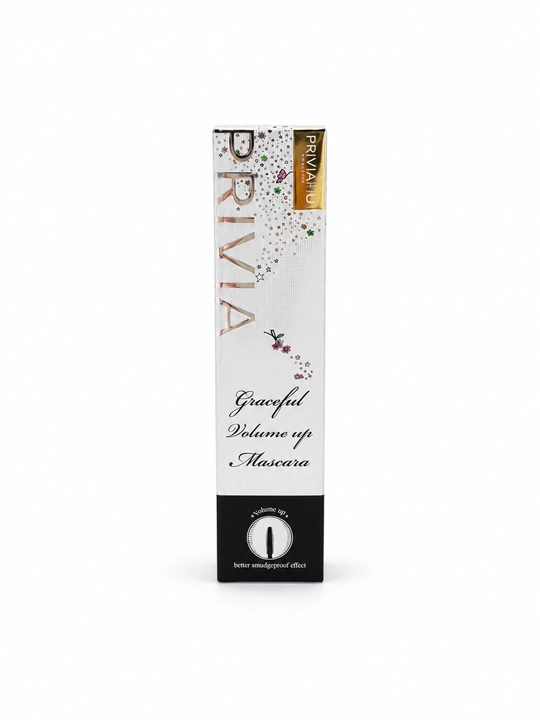PRIVIA U Graceful Volume Up kiprik tushi, hajm va qayrilish, qora