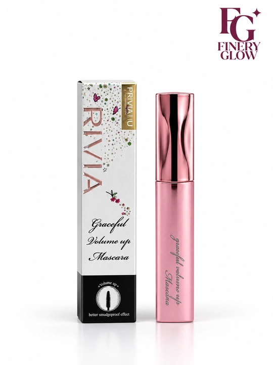 PRIVIA U Graceful Volume Up kiprik tushi, hajm va qayrilish, qora
