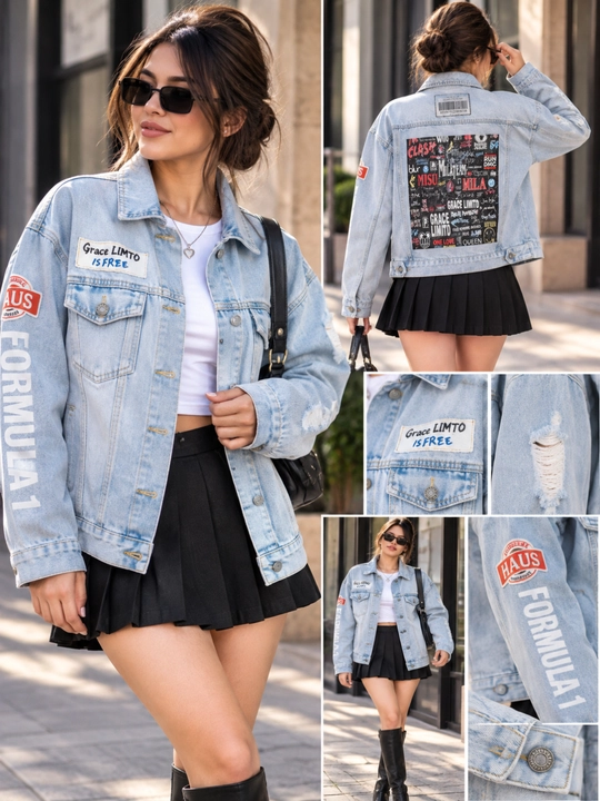 Джинсовая куртка Oversize
