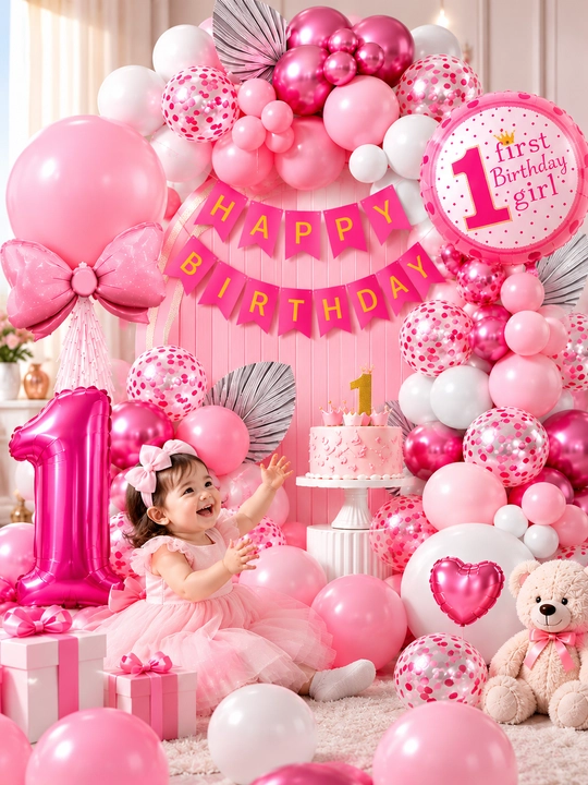 Набор шаров на день рождения Happy Birthday, праздничный декор, набор для фотозоны