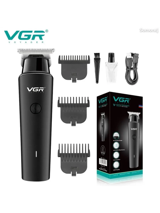 VGR Professional Trimmer — универсальная машинка для стрижки волос и бороды